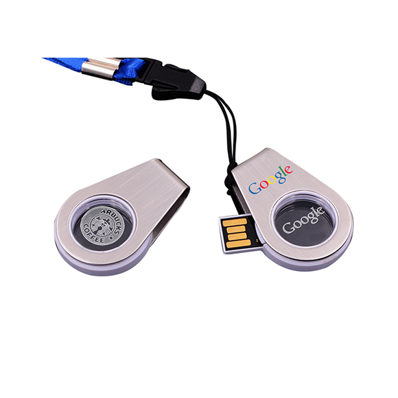 round swivel usb key