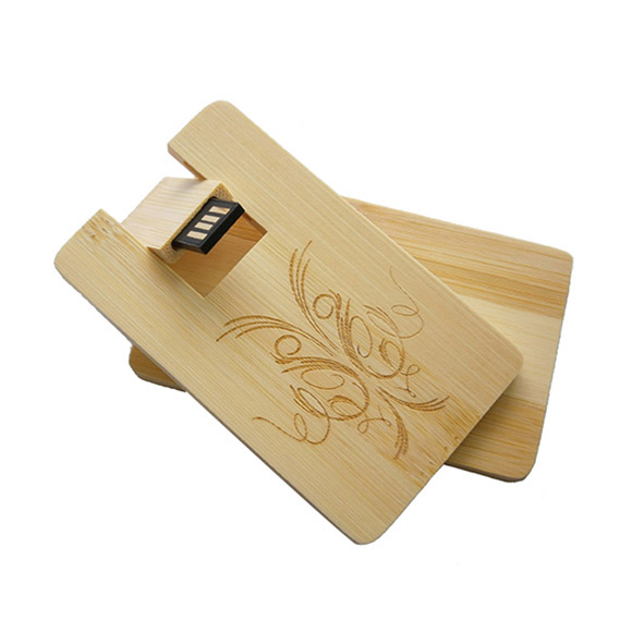 Wooden Credit Card USB Flash Drive UW-20