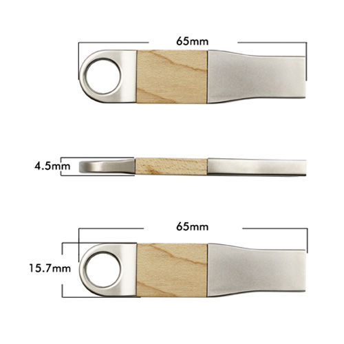 Slim Wooden USB drives 